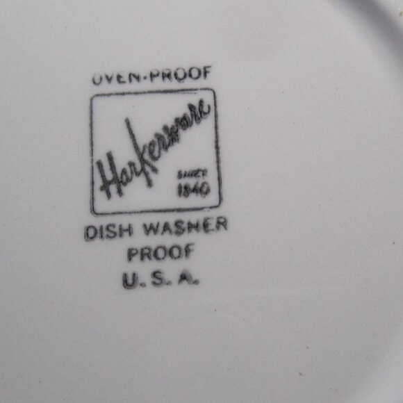 6 Currier and Ives “The Old Homestead In Winter" Collector Plates by Harkerware - Picture 6 of 7